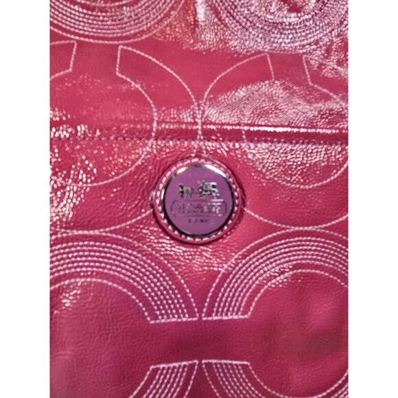 Coach 1941 Alex Pink Patent Leather Tote 14265 - Picture 4 of 10